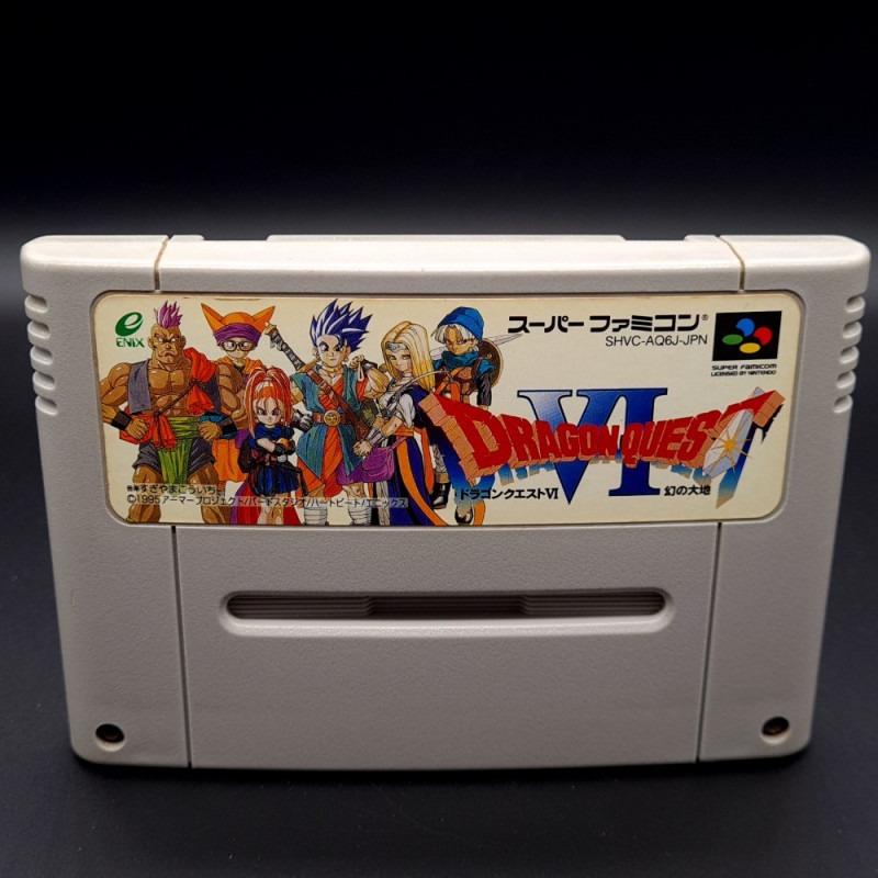 Dragon Quest Vi Cartridge Only Super Famicom Japan Game Nintendo Sfc Rpg Enix 1995 Shvc Aq6j Jpn