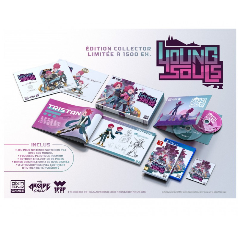 YOUNG SOULS Collector Edition(1000Ex.) Switch Pix'N Love Games NEW (EN-FR-DE-ES-IT-PT) Beat'em Up RPG