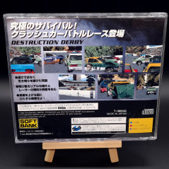 Destruction Derby (With Spin Card) Sega Saturn Japan Ver. Course Soft Bank 1995 Psygnosis
