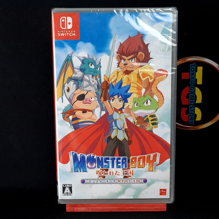 Monster Boy and the Cursed Kingdom Switch Japan Game (EN-FR-DE-ES-IT) NEW