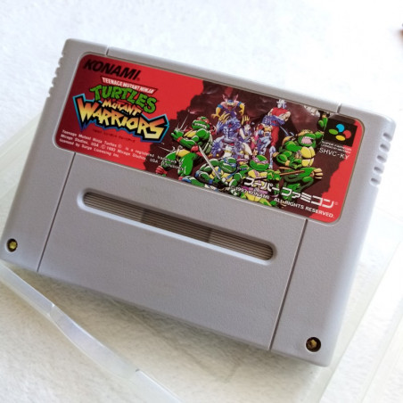 Ｔ．Ｍ．Ｎ．Ｔ．　～ミュータントウォーリアーズ～  Super Famicom Japan Ver. Fighting Konami 1993 (Nintendo SFC)