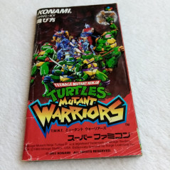 TMNT Mutant Warriors Teenage Mutant Ninja Turtles Super Famicom Japan Ver. Fighting Konami 1993 (Nintendo SFC)