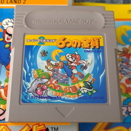 スーパーマリオランド2 6つの金貨 Nintendo Game Boy Japan Ver. Platform Mario Land 1992 DMG-L6J Gameboy