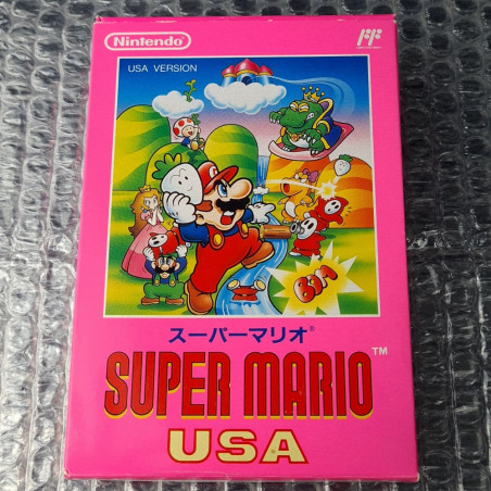 スーパーマリオUSA Nintendo Famicom FC Nes Japan Game 1992 HVC-MT