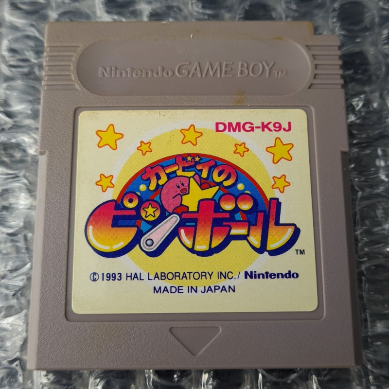 Kirby's Pinball Nintendo (cartridge only) Game Boy Japan Gameboy Pinball 1993