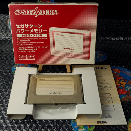 Power Memory HSS-0138 Sega Saturn Japan Ver. Backup Card Carte Mémoire