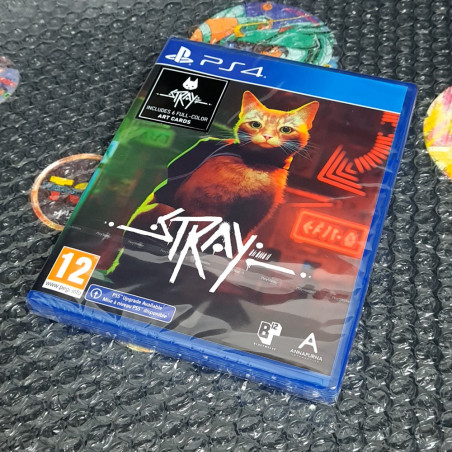STRAY (+Artcards) PS4 Euro Game in EN-FR-DE-ES-IT Neuf/NewFactorySealed