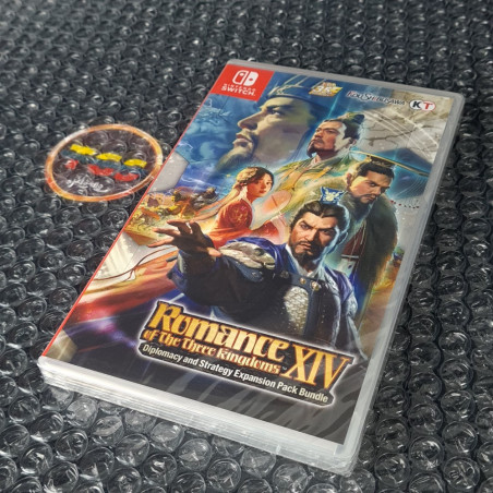 Romance of the Three Kingdoms XIV Expansion Pack Bundle Switch Game in ENGLISH New