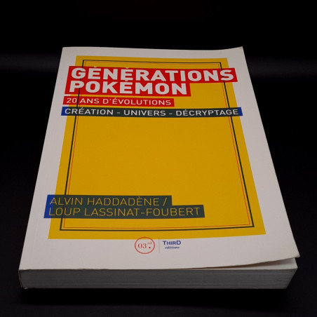 Générations Pokémon : 20 ans d'évolutions Book Livre occasion Third éditions 2019 Pocket monsters