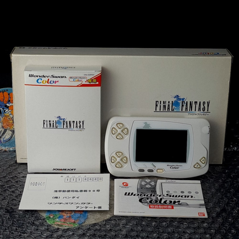 Console Wonderswan Color Final Fantasy Limited edition Japan system Bandai Square 2000 WSC-001