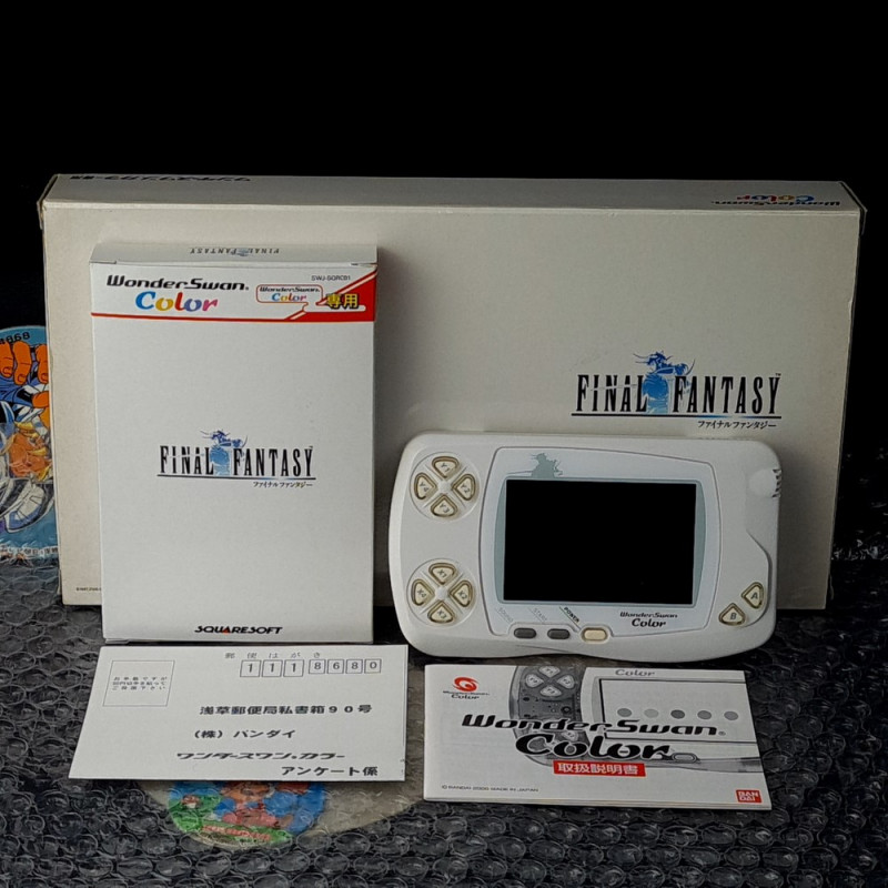 Console Wonderswan Color Final Fantasy Limited edition Japan system Bandai  Square 2000 WSC-001