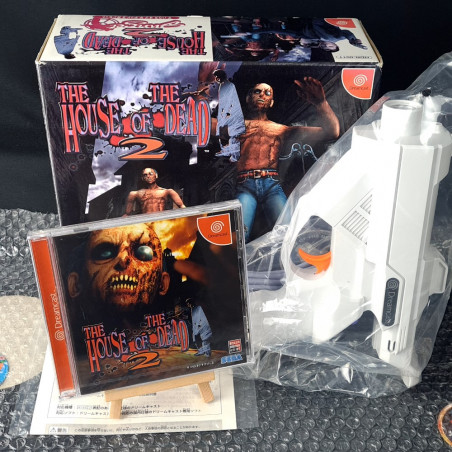 The House Of The Dead 2 Gun Set Sega Dreamcast Japan Ver. Gun&Game NEW!! Shooting 1999 HDR-0011