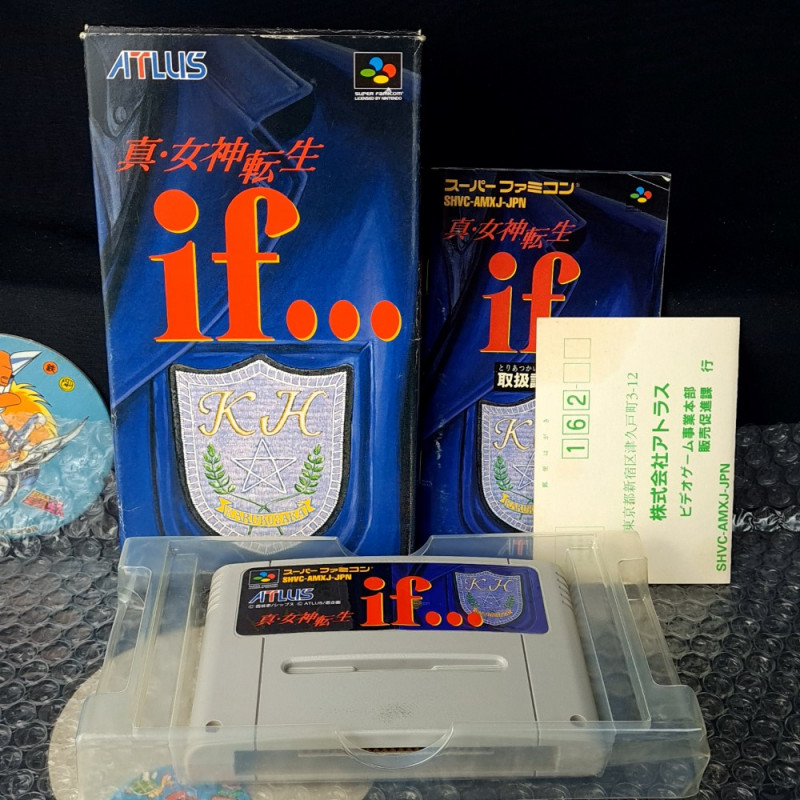 Shin Megami Tensei if... Super Famicom Japan Game Nintendo SFC RPG ATLUS 1994 SHVC-P-AMXJ Persona Megaten