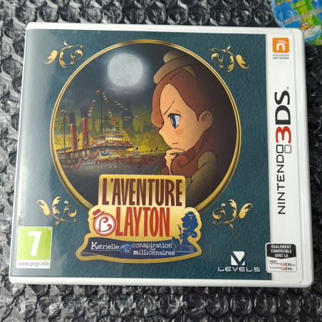 L'AVENTURE LAYTON - KATRIELLE ET LA CONSPIRATION DES MILLIONNAIRES Nintendo 3DS Euro PAL Game