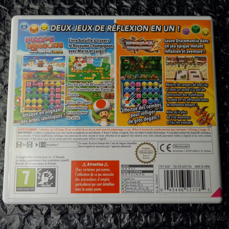 Puzzle Dragons Z + Puzzle Dragons Super Mario Bros. Edition Nintendo 3DS Euro PAL Game