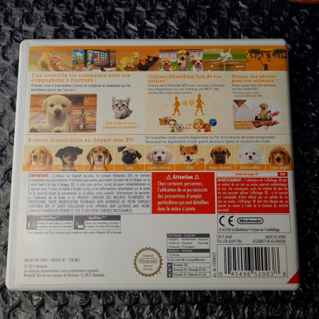 Nintendogs + Cats Nintendo 3DS Euro PAL Game