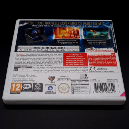 Michael Jackson The Experience 3D Nintendo 3DS Euro PAL Game