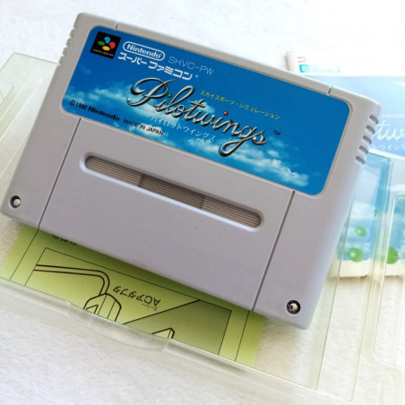 Pilotwings Super Famicom Japan Ver. Sky Sports Simulation Nintendo 1990 (Nintendo SFC)