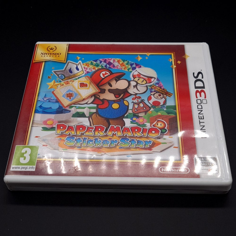 Paper Mario Sticker Star Nintendo Select 3DS Euro PAL Game