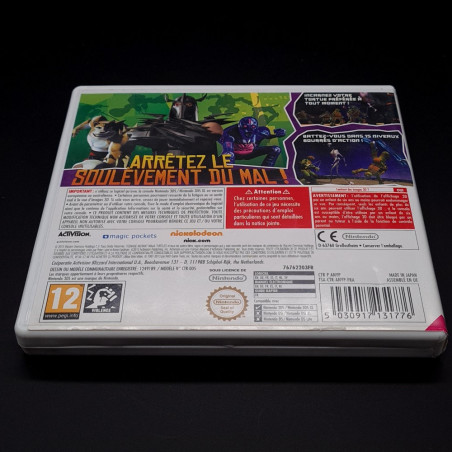 Nickelodeon TMNT Teenage mutant Ninja Turtles Nintendo 3DS Euro PAL Game