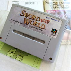 Sword World SFC Super Famicom Japan Ver. RPG T&E Soft 1993 (Nintendo SFC)