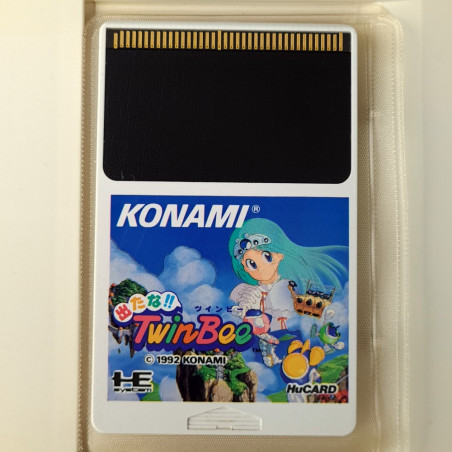 Detana !! Twinbee Nec PC Engine Hucard Japan Ver. PCE Shmup Konami 1992 Pop'n