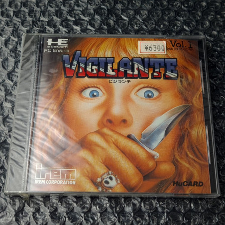 Vigilante Nec PC Engine Hucard Japan Ver. PCE Neuf/New Factory Sealed Beat'em'up Irem 1989