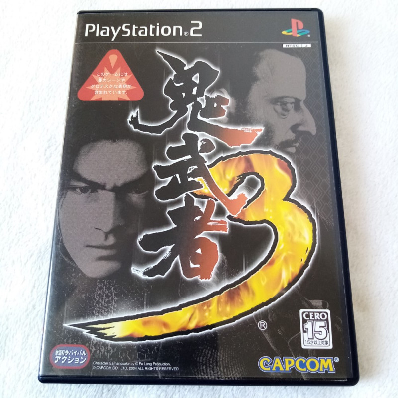 鬯ｼ豁ｦ閠�3 Playstation PS2 Japan Ver. Capcom 2003 Samurai Survival Action