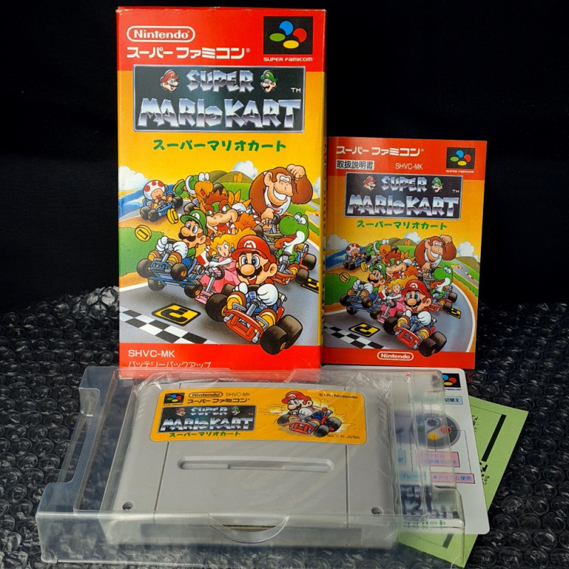 Super Mario Kart Super TBE Famicom (Nintendo SFC) Japan Ver. SHVC-MK Mariokart