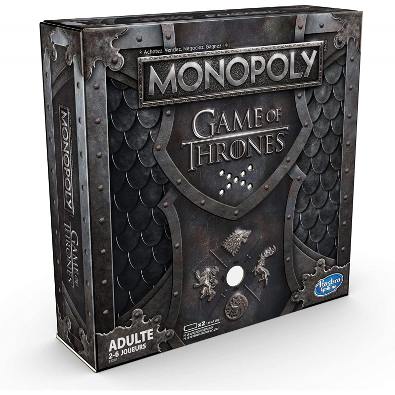 Monopoly Jeu de Société Game of Thrones Edition Collector Neuve Vers.Française