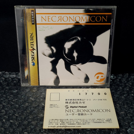 Digital Pinball: Necronomicon Sega Saturn Japan Ver. Pinball flipper Kase 1996