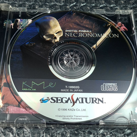 Digital Pinball: Necronomicon Sega Saturn Japan Ver. Pinball flipper Kase 1996