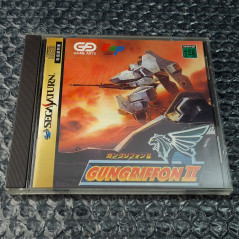 GunGriffon II (TBE+Spin&RegCard) Sega Saturn Japan Ver. 3D Shooting Game Arts 1998
