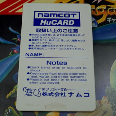 Galaga'88 Nec PC Engine Hucard Japan Game PCE Jeu Galaga Namco Shooting 1988
