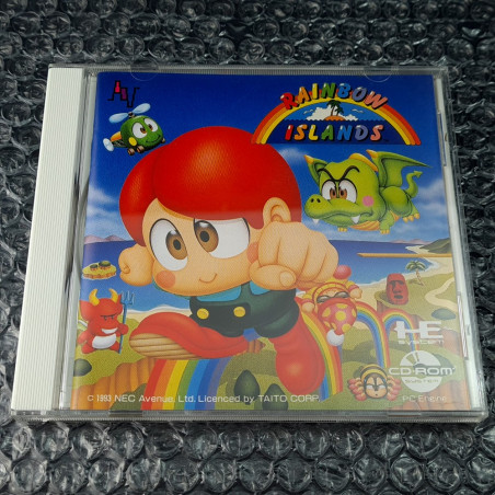 Rainbow Islands (TBE) Nec PC Engine Super CD-Rom² Japan Ver. PCE Platform Action Reflexion Taito 1993