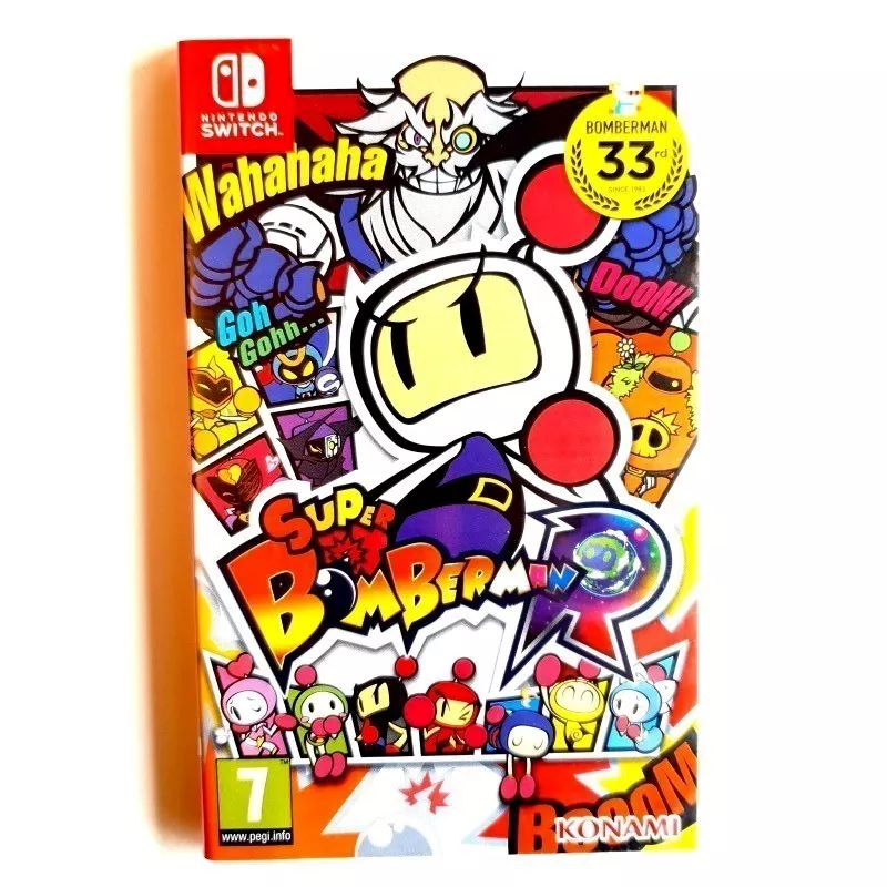 USED Nintendo Konami Mini ver. FR Multiplayer Switch Super R game Bomberman /