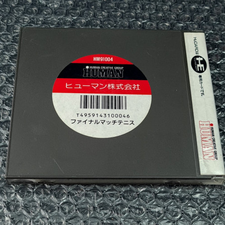 Final Match Tennis Nec PC Engine Hucard Japan Ver. PCE Human