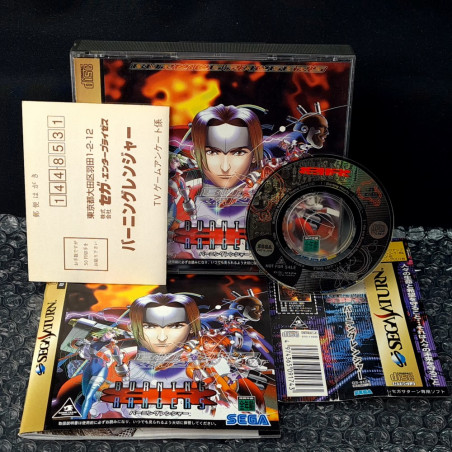 Burning Rangers (TBE+Reg&SpinCard) Sega Saturn Japan Ver. Action Adventure Sega Date 1998