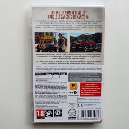 L.A. Noire Nintendo Switch FR ver. USED Rockstar Games Action-Aventure-Open World