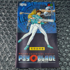 Psy O Blade Sega Megadrive Japan Ver. Action Moving Adventure Psyoblade Sigma Mega Drive 1990
