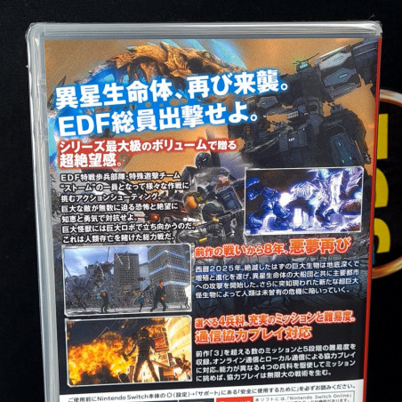 Earth Defense Force 4.1 Nintendo SWITCH Japan Sealed Physical Game New Action D3 Publisher