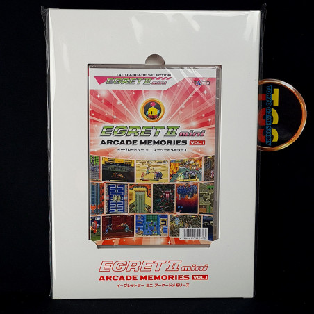 Egret II Mini Arcade Memories Vol.1 Taito JAPAN NEW(10gamesCard+Book+InstruCards)