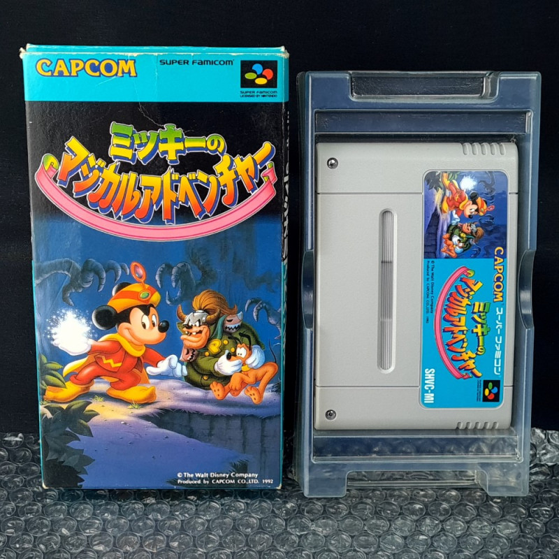 Mickey No Magical Adventure Quest (No Manual) Super Famicom Japan Nintendo SFC Capcom/Disney 1992 SHVC-MI