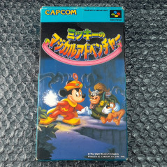 Mickey No Magical Adventure Quest (No Manual) Super Famicom Japan Nintendo SFC Capcom/Disney 1992 SHVC-MI