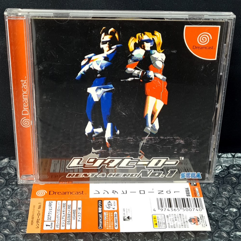 Rent A Hero No. 1 (With Spin. Card) Sega Dreamcast Japan Ver. Sega Action 2000