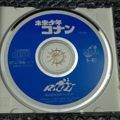 Mirai Shonen Conan (Future Boy) (+Reg&SpinCard) Nec PC Engine Super Cd Rom2 PCE Riot Action 1992