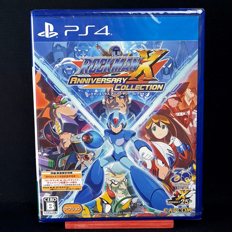 Rockman X Anniversary Collection (X,X2,X3&X4) PS4 Japan Sealed Game Megaman NEW