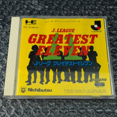 J-League Greatest Eleven Nec PC Engine Hucard Japan Ver. PCE Sport Football Nichibutsu 1993
