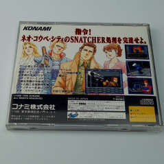 Snatcher (With Reg. & Spin. Card)(TBE) Sega Saturn Japan Ver. Wth Stickers Konami Cyber Punk Adventure 1996