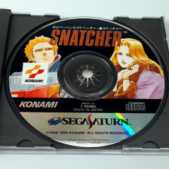 Snatcher (With Reg. & Spin. Card)(TBE) Sega Saturn Japan Ver. Wth Stickers Konami Cyber Punk Adventure 1996
